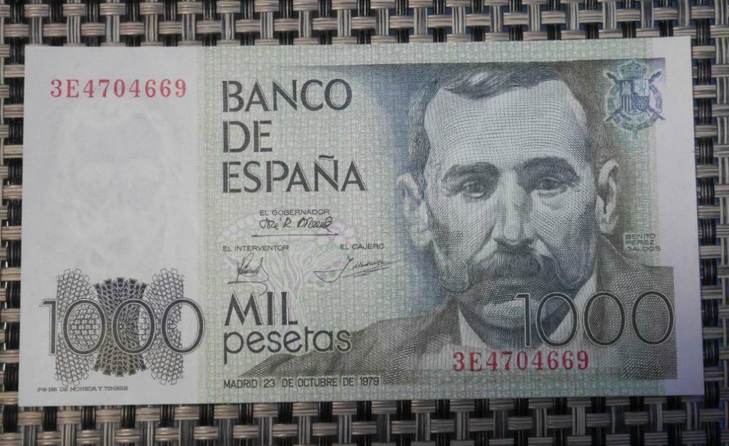 Billet 1000 Pesetas Espagne 1979 UNC, Enlèvement ou Envoi, Autres pays, Série