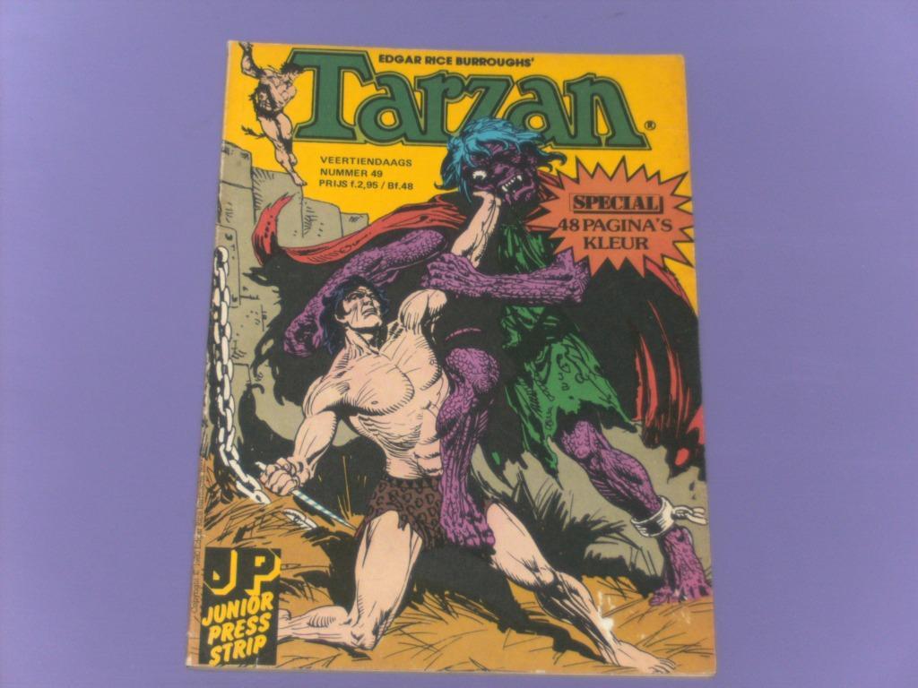 Oude stripcomic van tarzan. (1980), Boeken, Strips | Comics, Eén comic, Ophalen of Verzenden, Gelezen