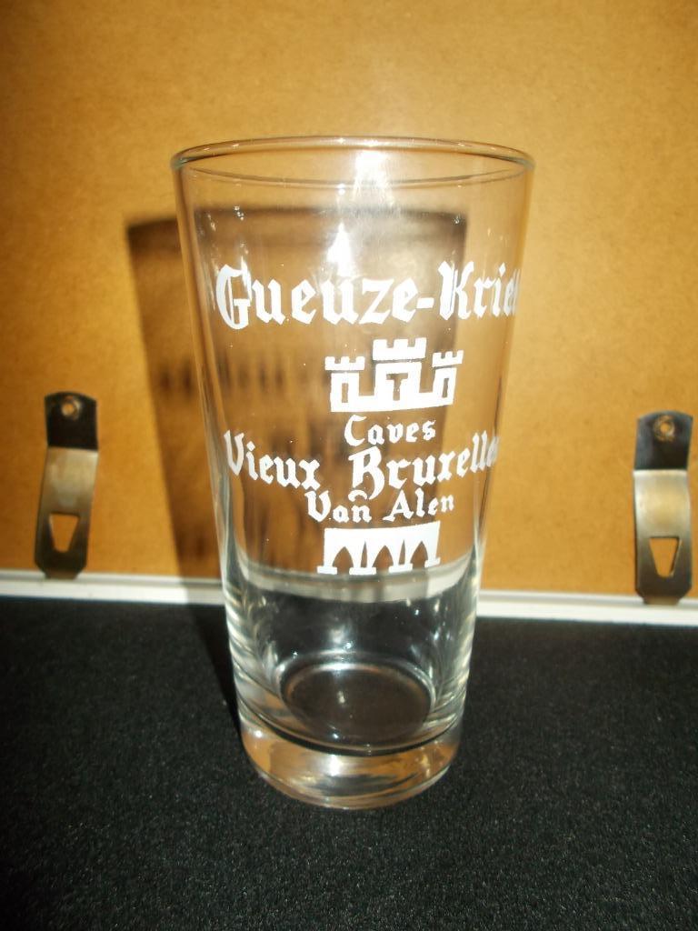 WAANRODE - Gueuze-kriek oud glas 25cl - Brouwerij Van Alen, Ophalen of Verzenden, Zo goed als nieuw, Glas of Glazen, Overige merken