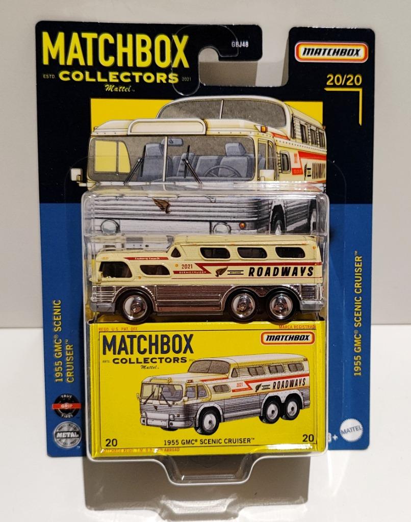 Matchbox Collectors 1955 GMC Bus Scenic Cruiser (2021), Hobby & Loisirs créatifs, Voitures miniatures | Échelles Autre, Enlèvement ou Envoi