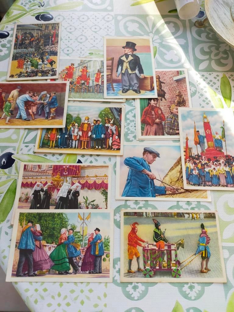 Prenten Belgische folklore.Uitgave Cote D'or., Enlèvement, Comme neuf