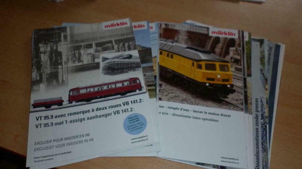 Märkin Locomotive brochures Insider en lot, Enlèvement ou Envoi, Livre, Revue ou Catalogue, Comme neuf, Courant continu ou Courant alternatif