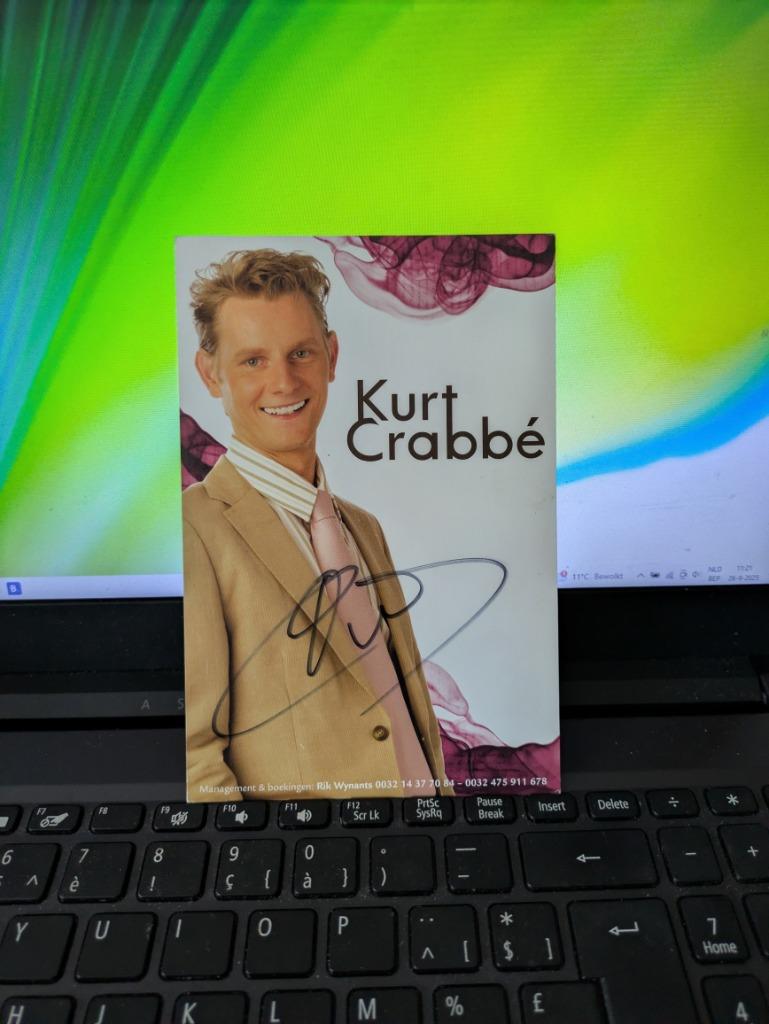 Kurt crabbe, Envoi, Comme neuf, Gravure