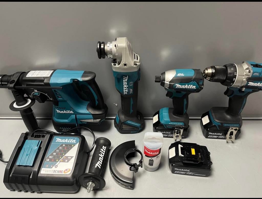 Set machines makita (nieuw), Doe-het-zelf en Bouw, Ophalen, Zo goed als nieuw, Boor- en Schroefmachine