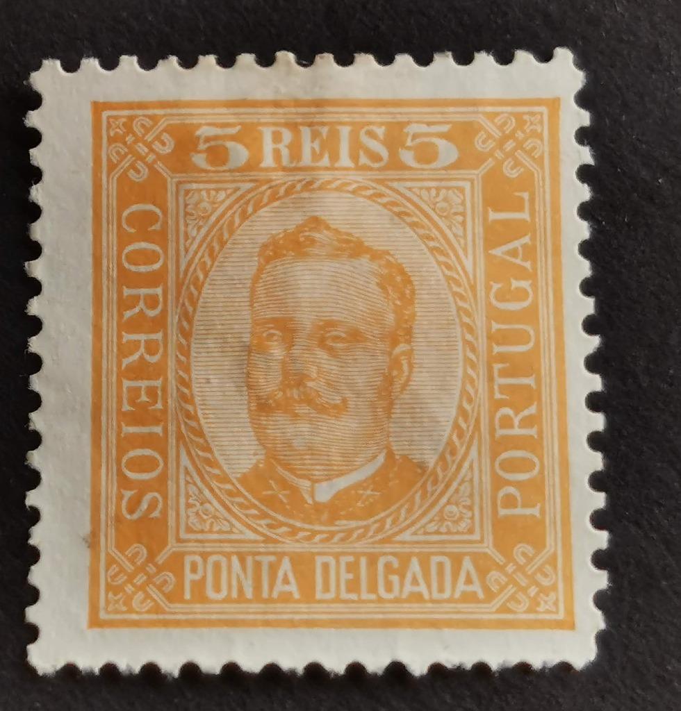 Ponta Delgada (Portugese kolonie) 1892 - Koning Carlos I, Ophalen of Verzenden, Portugal, Gestempeld