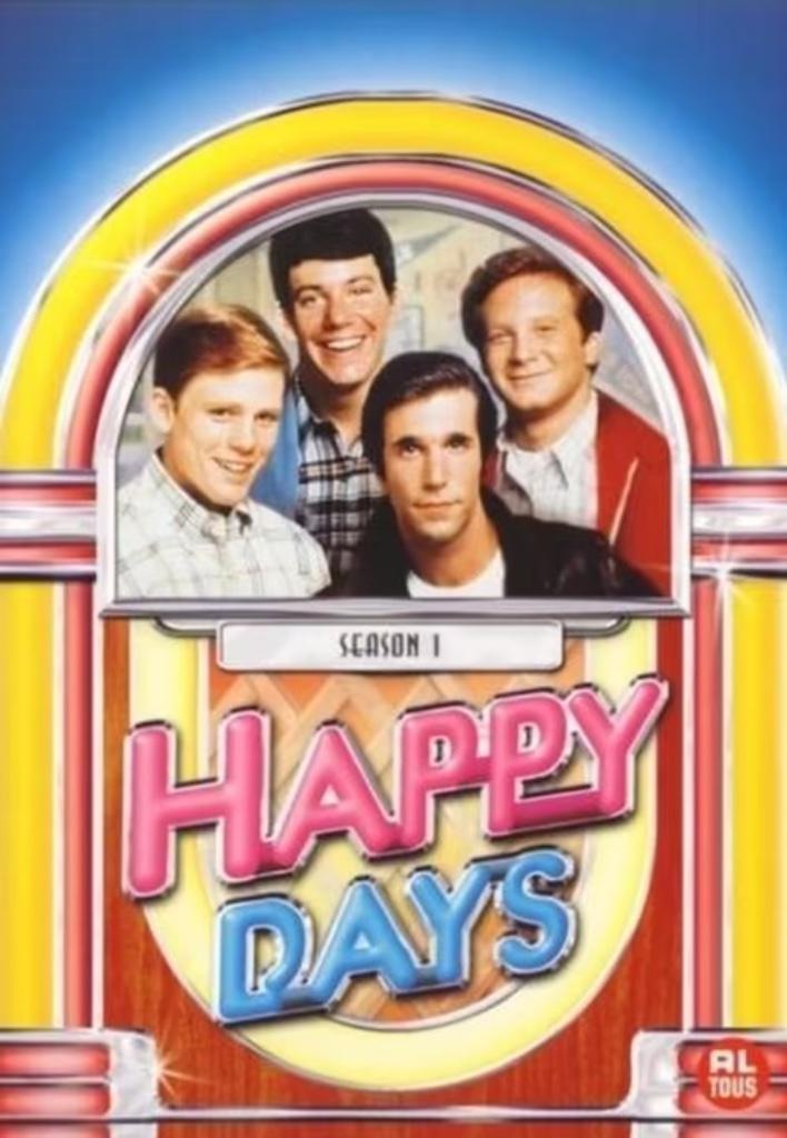Happy days seizoen 1 1974, Cd's en Dvd's, Dvd's | Tv en Series, Alle leeftijden, Ophalen of Verzenden