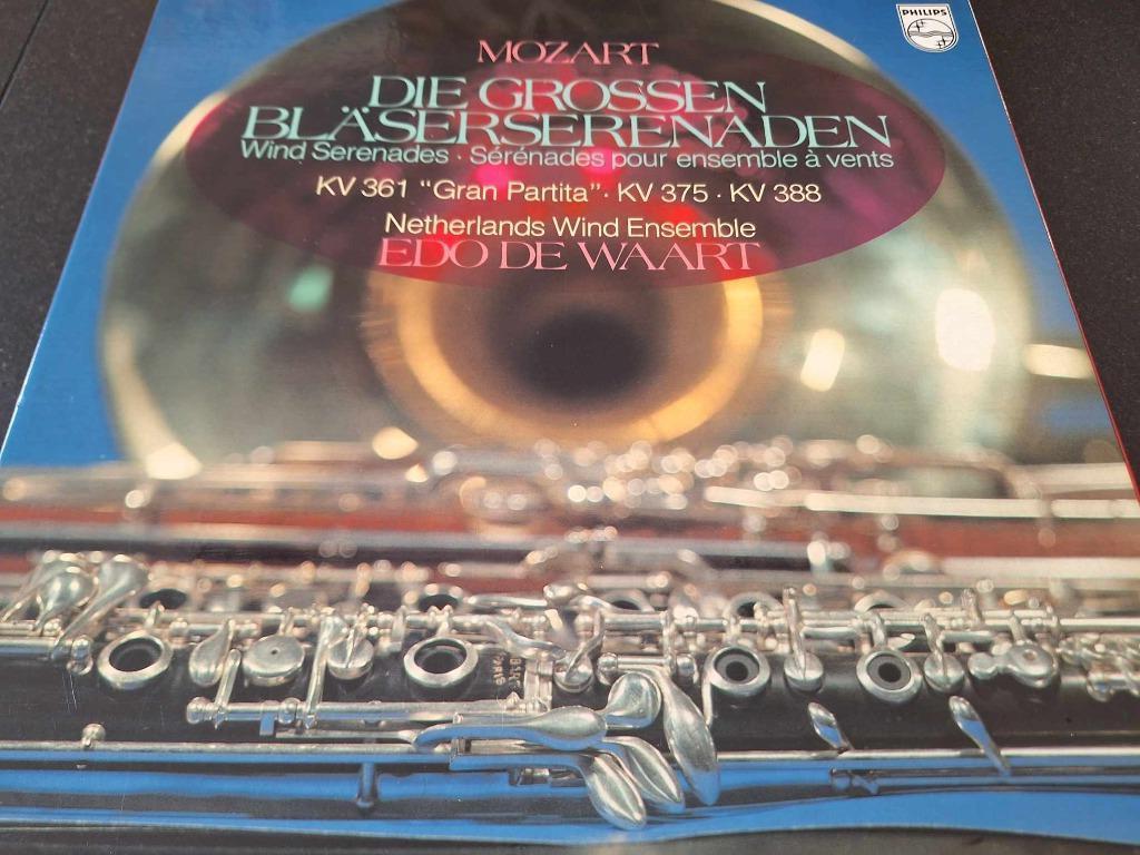 Mozart / Waart - Die Grossen Bläserserenaden Box 2 x Lp's, Ophalen of Verzenden, Kamermuziek, Gebruikt, 12 inch
