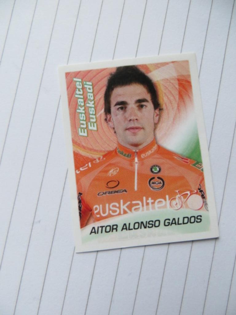 Sticker Sprint 2010 : Aitor Alonso Galdos - Euskaltel - 107, Verzamelen, Ophalen of Verzenden, Nieuw, Sport