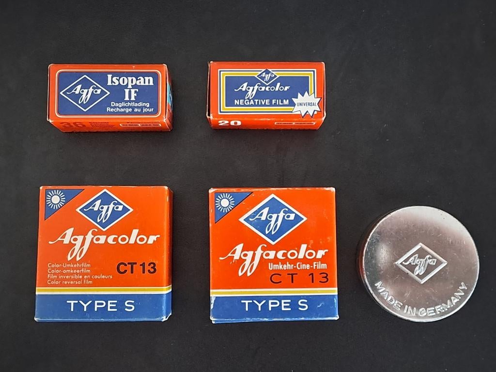 Vintage rolletjes Agfa, Audio, Tv en Foto, Fotocamera's Analoog, Ophalen of Verzenden, Nieuw