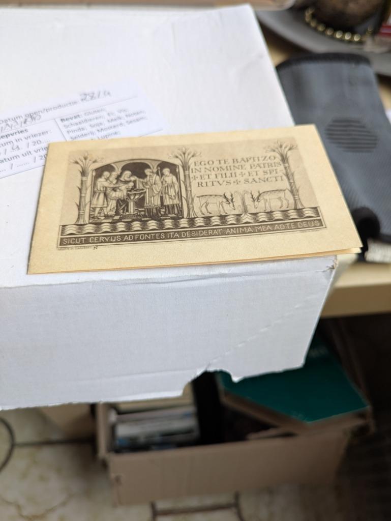 Geboortekaartje 1939, Enlèvement ou Envoi, Carte de naissance