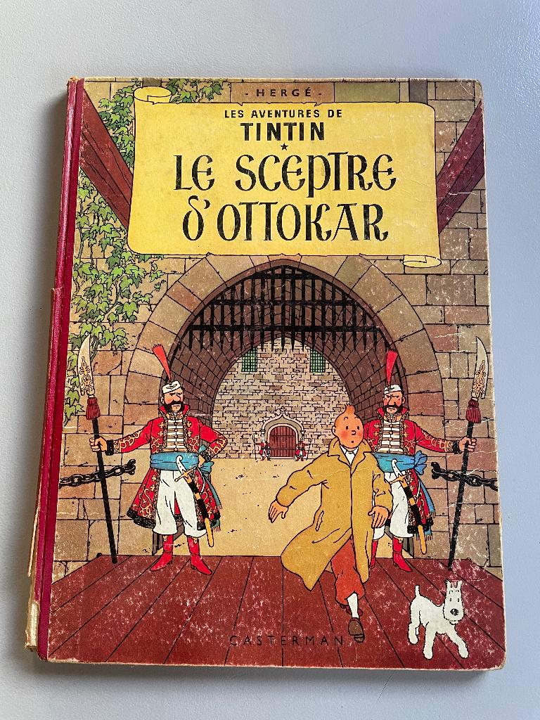 Album Tintin ancien »Le sceptre d’Ottokar », Enlèvement ou Envoi, Une BD, Utilisé, Hergé