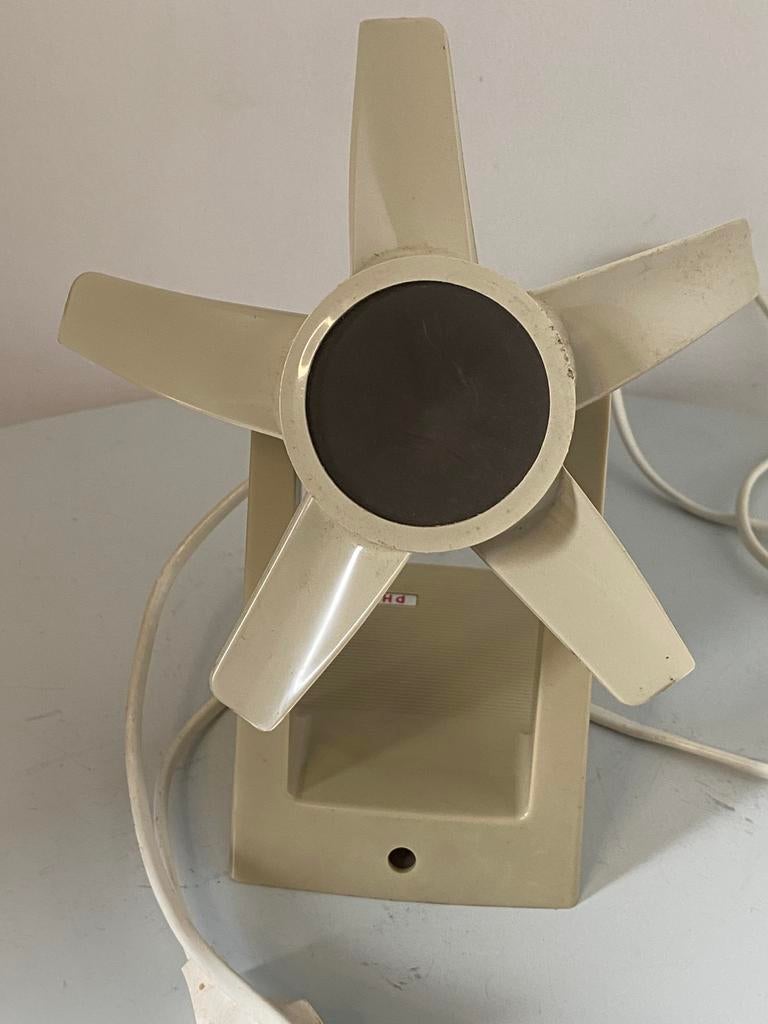 Vintage bureauventilator van Philips, Elektronische apparatuur, Ophalen of Verzenden, Zo goed als nieuw