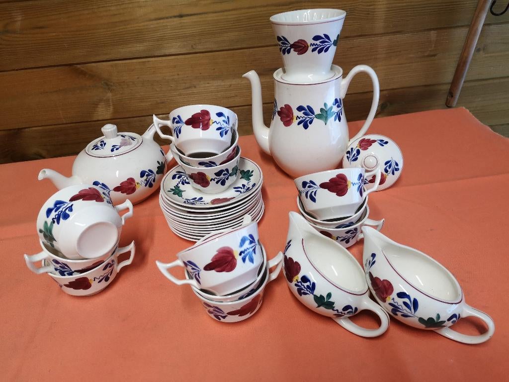 thee&koffie service boerenbond,28 stuks, Ophalen of Verzenden