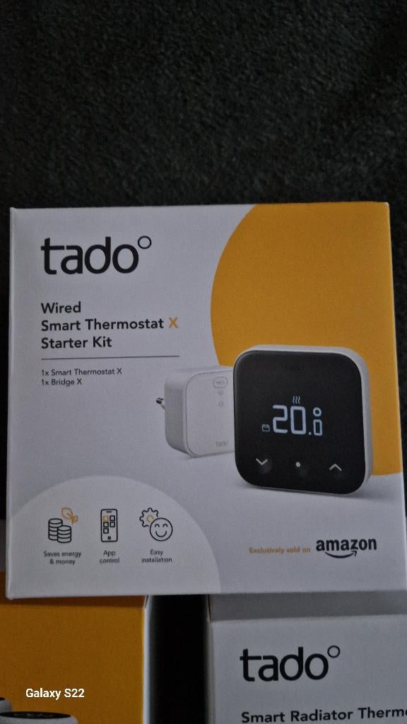 TADO thermostat et vannes connectés, Doe-het-zelf en Bouw, Verwarming en Radiatoren, Ophalen of Verzenden, Nieuw, Thermostaat