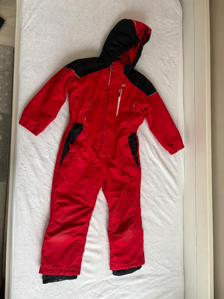 Warm skipak No Fear 7-8 jaar, Sport en Fitness, Skiën en Langlaufen, Gebruikt, Kleding, Ski, Ophalen