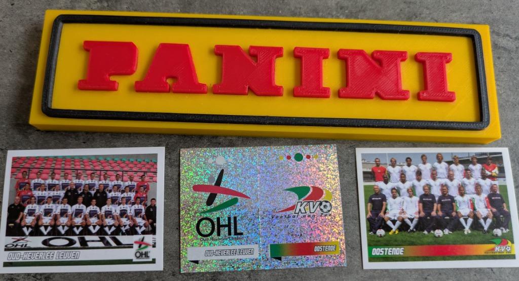 PANINI FOOTBALL 2011 3X STICKERS  465/6/7/468 OHL/OOSTENDE, Verzenden, Nieuw