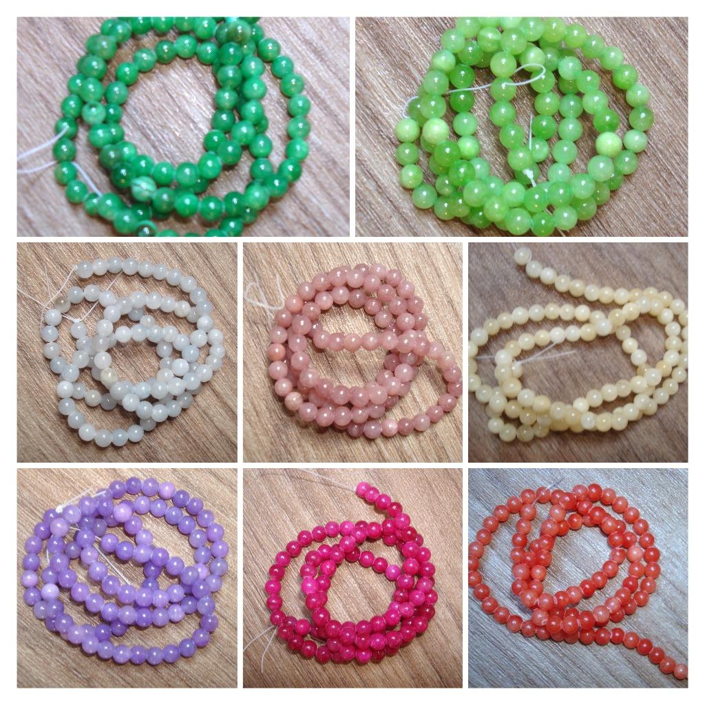 Nu € 2,95: Snoeren jade 4 mm., Hobby en Vrije tijd, Kralen en Sieraden maken, Verzenden, Nieuw, Kraal