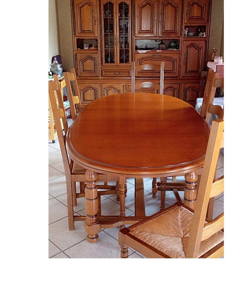 Table, 150 à 200 cm, Cinq personnes ou plus, Comme neuf, Enlèvement