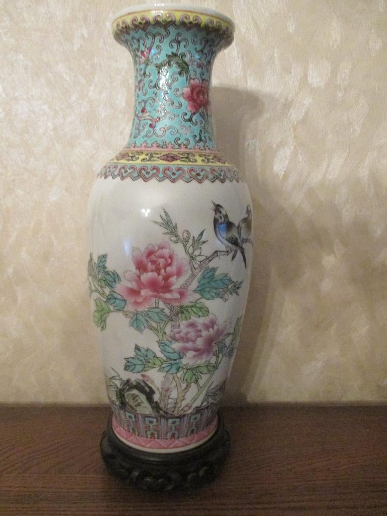 chinese vaas met stempel, Antiek en Kunst, Ophalen of Verzenden