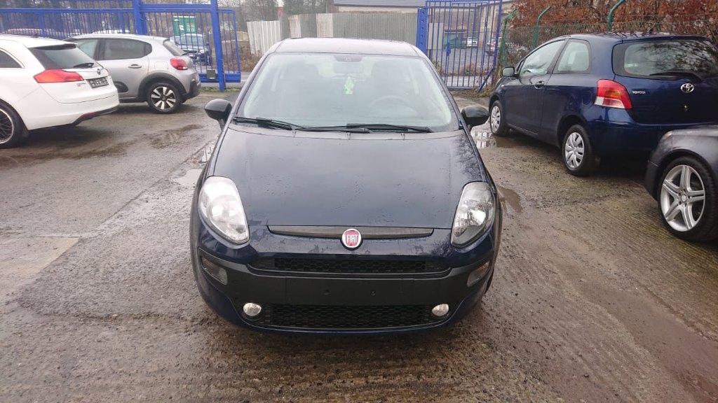 Fiat punto evo 2015 1200cc essence 64000 km export marchand, Voorwielaandrijving, Stof, Blauw, Bedrijf