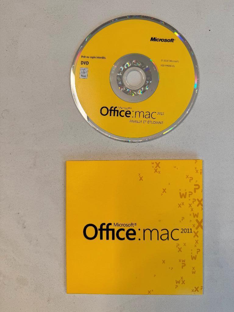 Microsoft Office Mac 2011, Enlèvement, Comme neuf