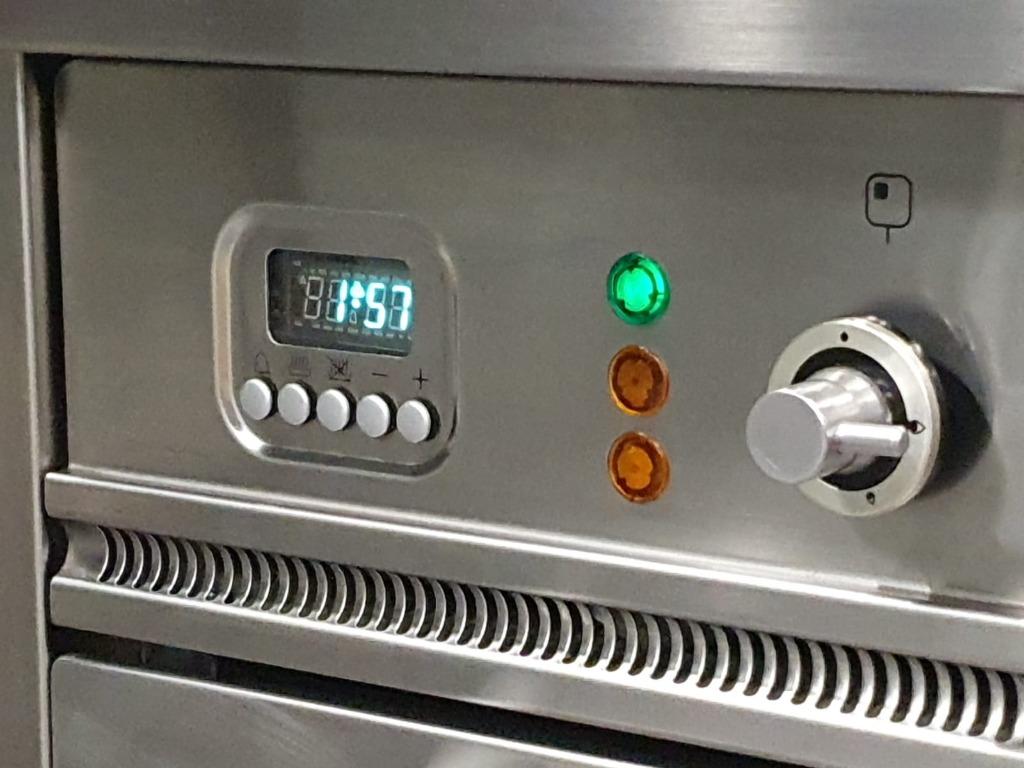 Cuisinière Boretti de luxe 90cm en acier inoxydable 1 four, Gaz, Classe énergétique A ou plus économe, Enlèvement ou Envoi, Comme neuf