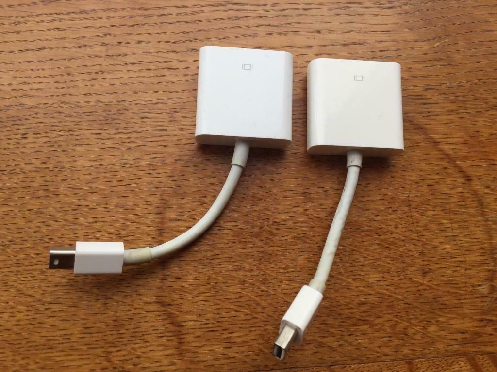 Adapter Mini displayPort (m) naar DVI-D (f) A1305 zie beschr, Computers en Software, Ophalen of Verzenden, Zo goed als nieuw