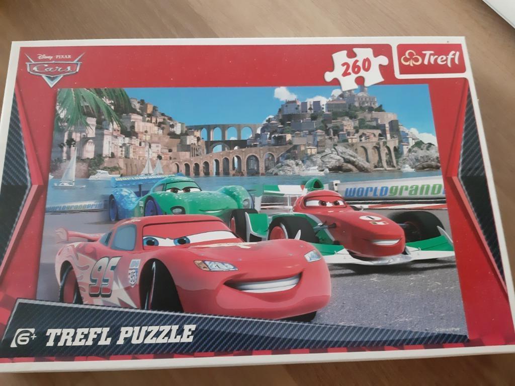 Puzzel Cars 260 stuks, Kinderen en Baby's, Speelgoed | Kinderpuzzels, Ophalen, Meer dan 50 stukjes, Zo goed als nieuw, 6 jaar of ouder