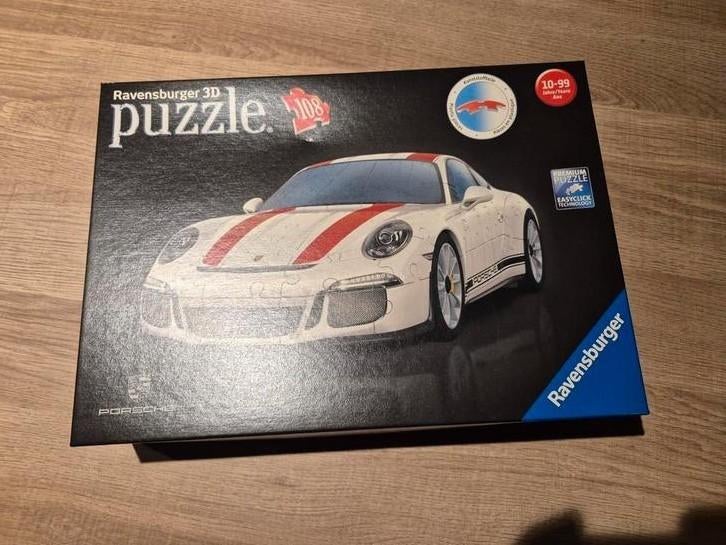 Ravensburger 3d puzzel Porsche 991R, Ophalen of Verzenden, Zo goed als nieuw