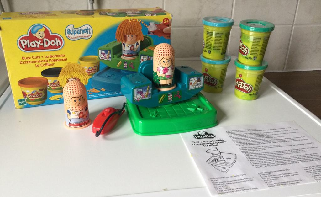 Play-doh - zoemende kappershoofd - plasticine, Ophalen of Verzenden