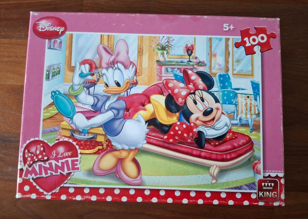 Puzzle Minnie & Daisy 100stk, Ophalen