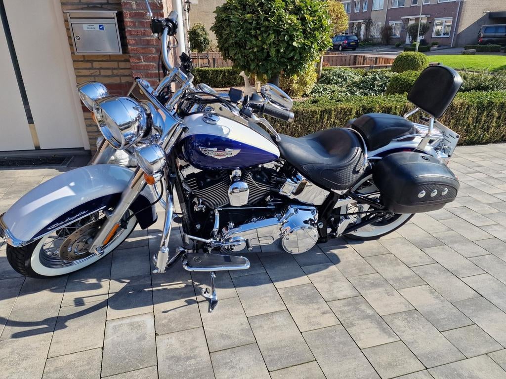 Harley Davidson Softail Deluxe FLSTNi  Jekill and Hyde , Top, Motoren, Handvatverwarming, 2 cilinders, Chopper, Particulier