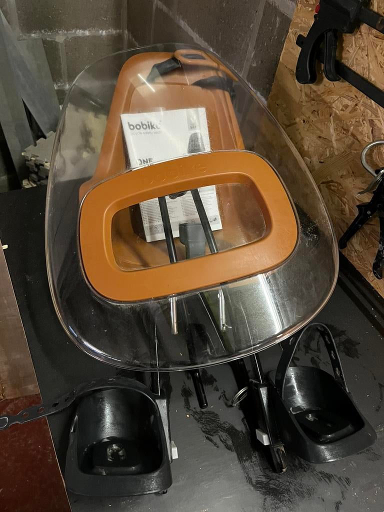 Bo bike fietsstoeltje met windscherm, Ophalen, Zo goed als nieuw