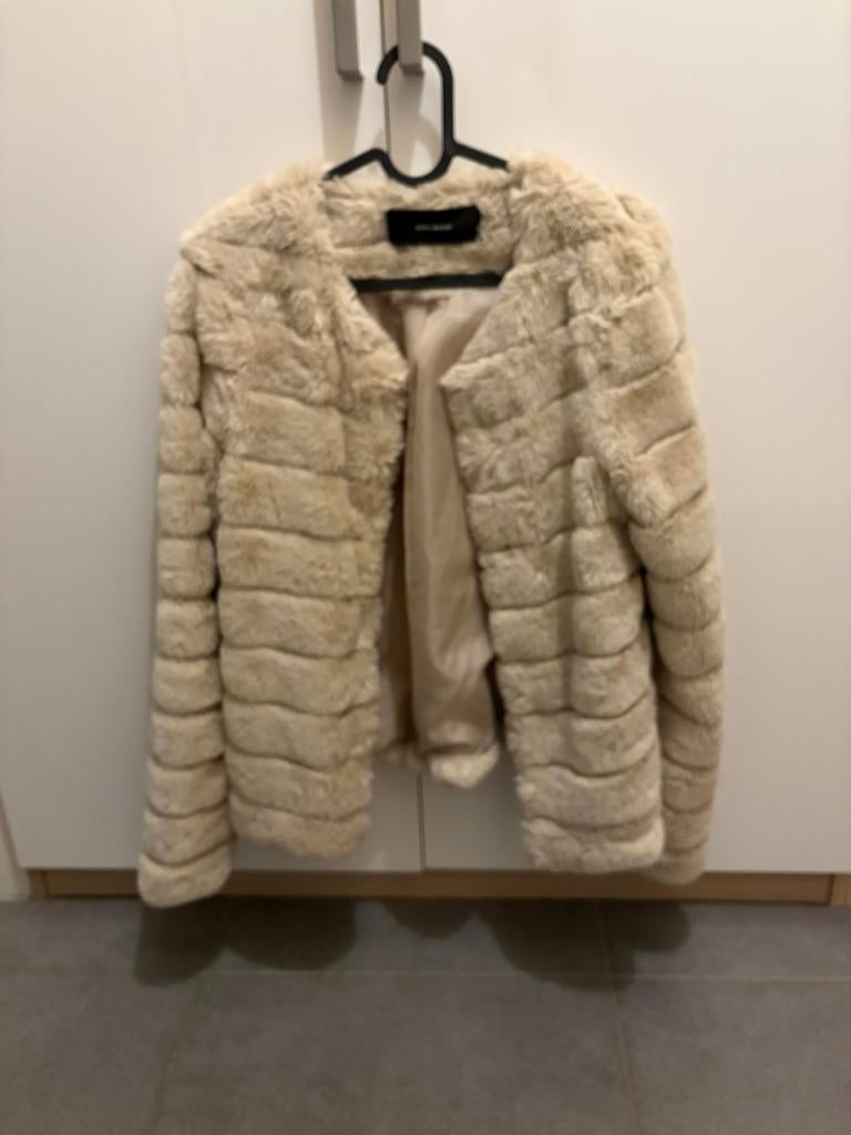 Jas teddy, Ophalen, Vero Moda, Beige, Nieuw