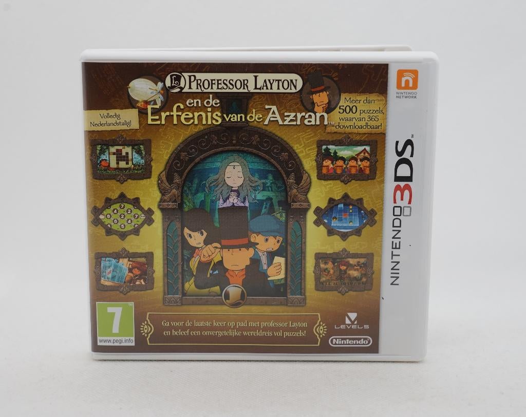 Professor Layton en de Erfenis van de Azran - Nintendo 3ds, Games en Spelcomputers, Puzzel en Educatief, Gebruikt, 1 speler, Ophalen of Verzenden