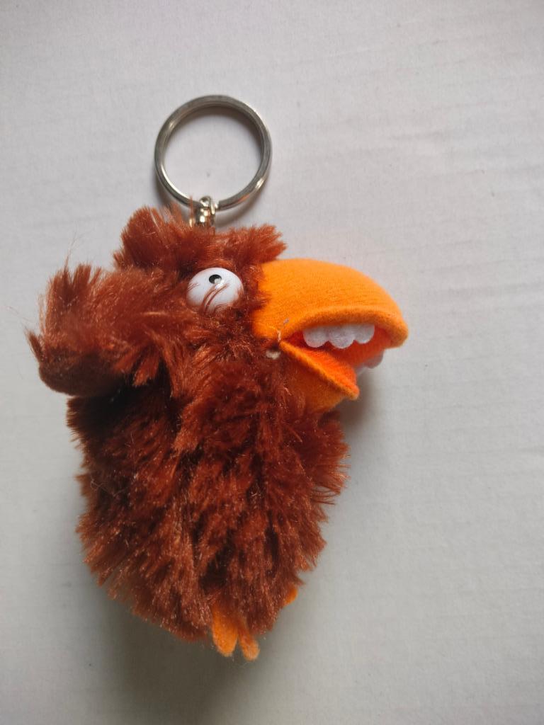 🦜 🤎 Sleutelhanger zeldzame kleur  Croky (CUP) Papegaai, Ophalen of Verzenden, Zo goed als nieuw, Gebruiksvoorwerp