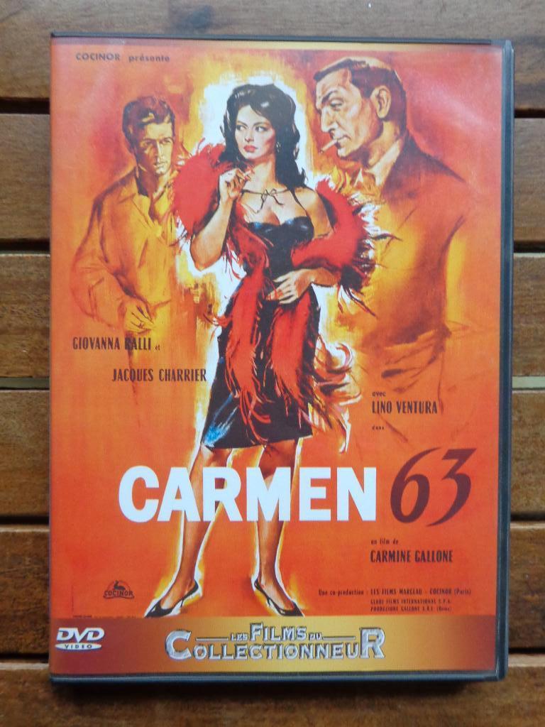 )))  Carmen 63  //  Lino Ventura  (((, Tous les âges, Enlèvement ou Envoi, Comme neuf, Drame