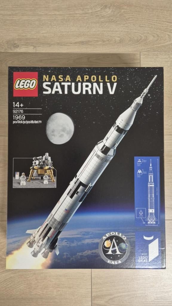 LEGO 92176 - NASA Apollo Saturn V, Kinderen en Baby's, Speelgoed | Duplo en Lego, Nieuw, Lego, Complete set, Ophalen of Verzenden