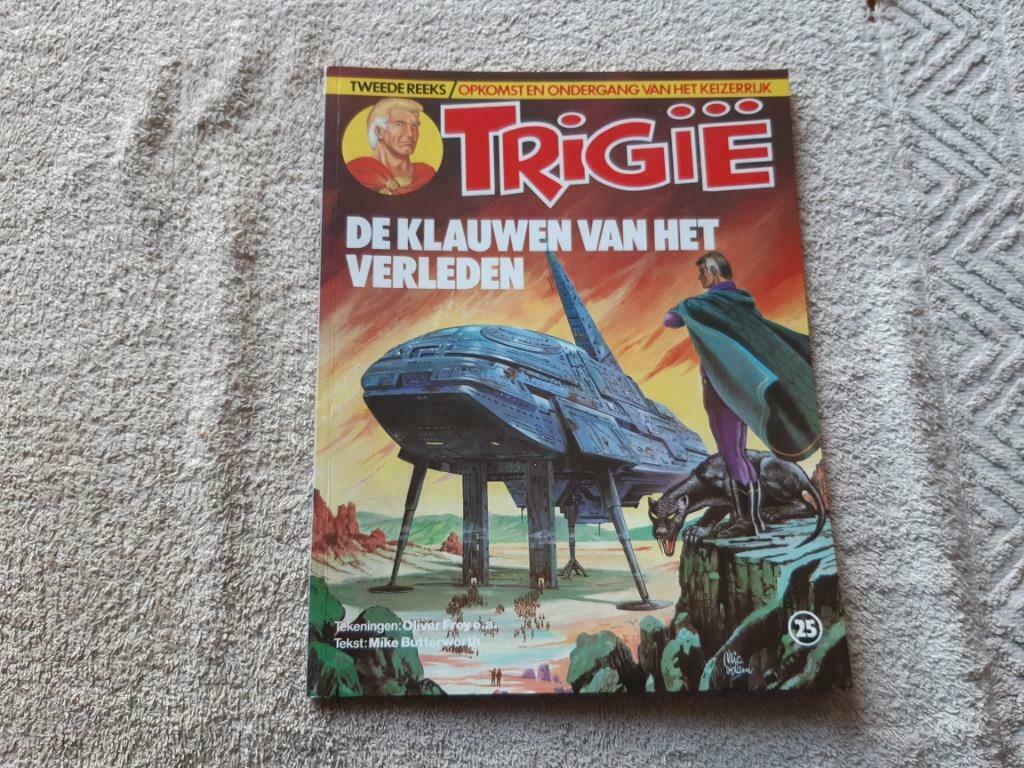 Trigie.25.De klauwen van het verleden., Une BD, Enlèvement ou Envoi, Utilisé