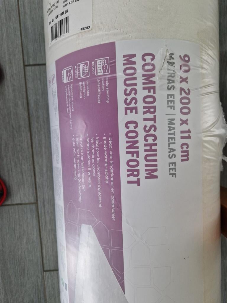 Matelas 1 pers 90x200 neuf ., Enlèvement, Matelas