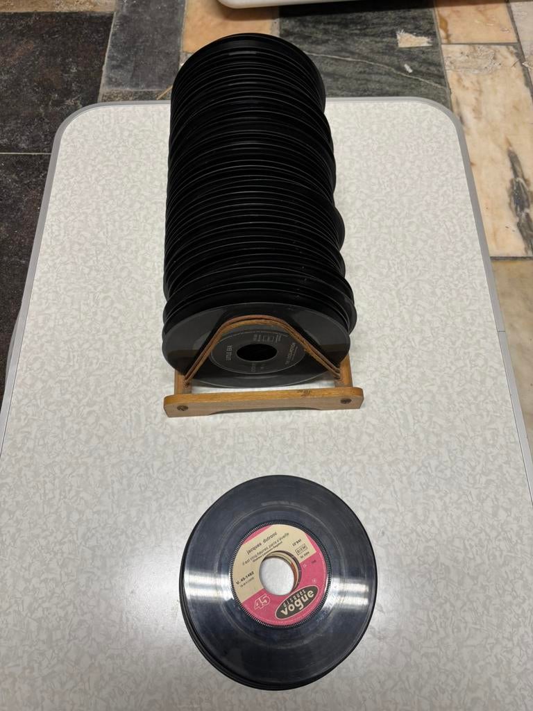 100 disques vinyles, Enlèvement, Utilisé