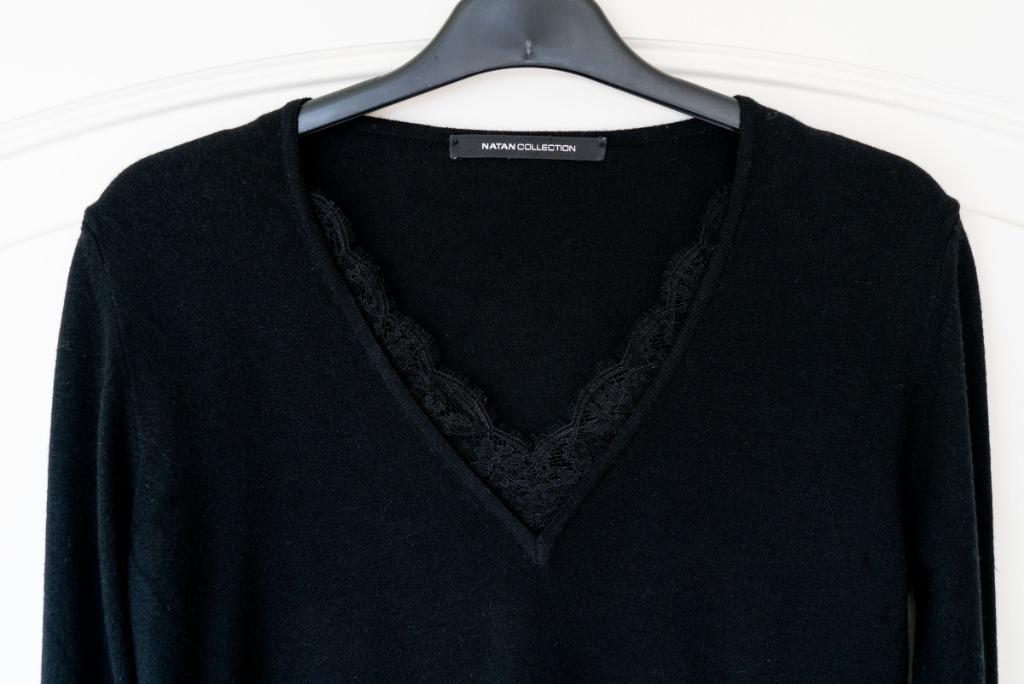 Trui, merk Natan, maat XS, als nieuw, Verzenden, Zwart, Zo goed als nieuw, Maat 34 (XS) of kleiner