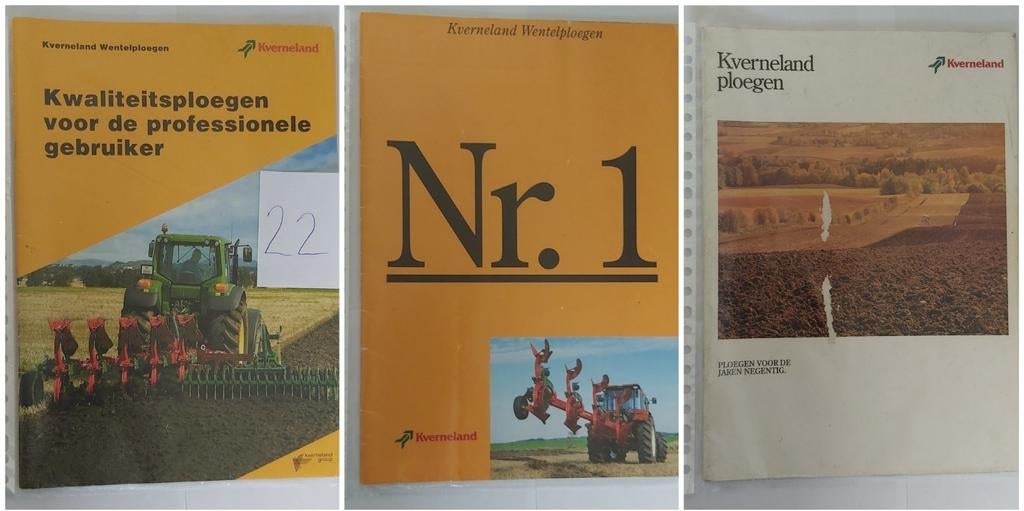 Labour Kverneland 3 brochures agricoles différentes, Enlèvement ou Envoi, Comme neuf