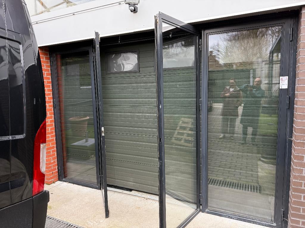 Rolpoort garage van 265hx400cm breed automatisch, Doe-het-zelf en Bouw, Gebruikt, Overige kleuren, 200 cm of meer, Ophalen of Verzenden