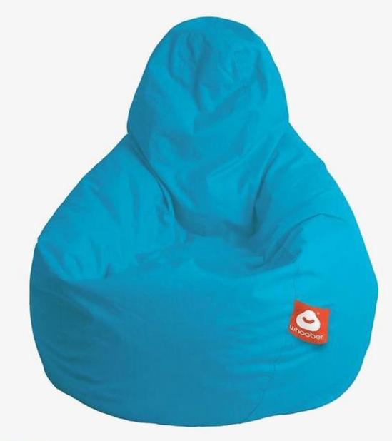 Zitzak turquoise whoober wasbaar voor binnen en buiten, Ophalen, Zo goed als nieuw, Zitzak