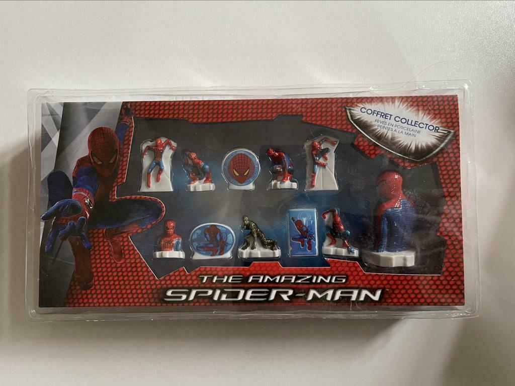 Spiderman feves compleet porseleinen beeldjes, Collections, Personnages de BD, Enlèvement ou Envoi, Super héros, Neuf, Statue ou Figurine