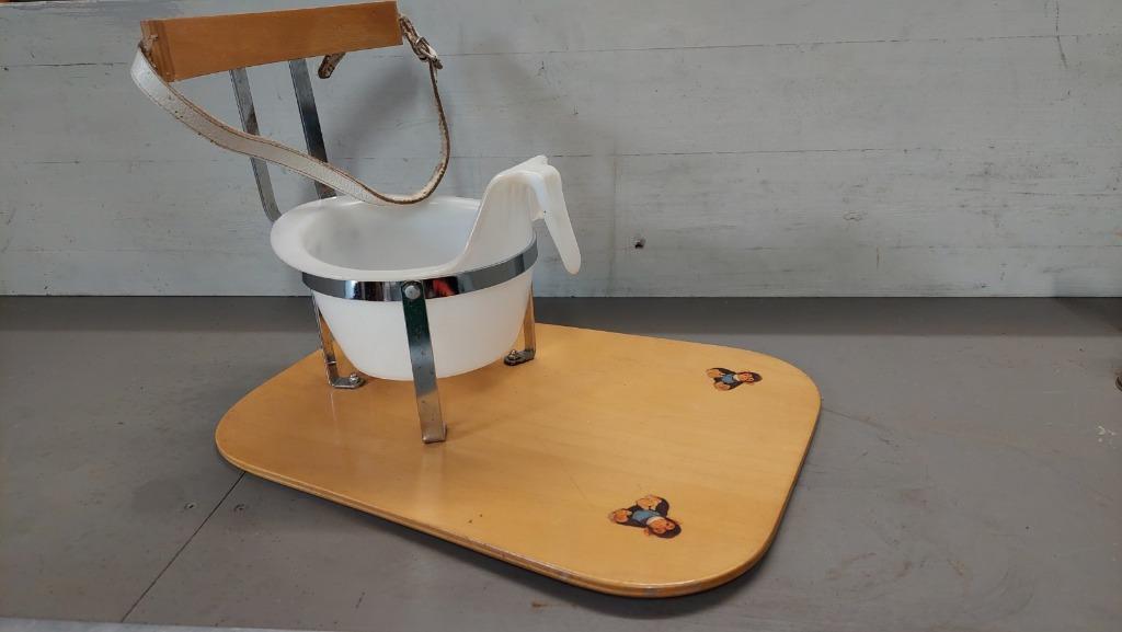 Luxe babypotje vintage met uitneembaar potje., Kinderen en Baby's, Badjes en Verzorging, Verzenden, Gebruikt, Overige typen, Overige merken