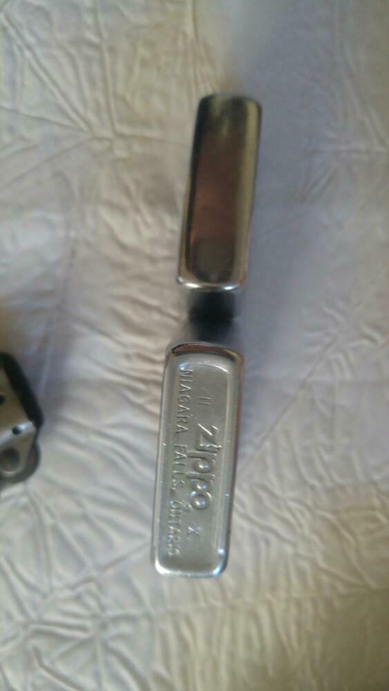 Briquet Aansteker Zippo H X Ontario Niagara Falls, Ophalen of Verzenden, Gebruikt, Aansteker