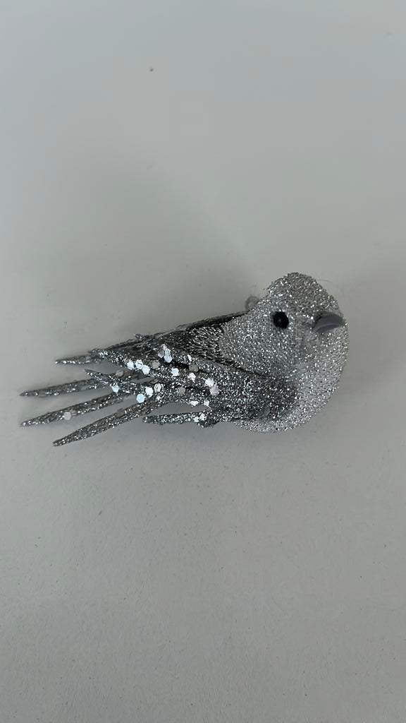 Zilveren vogel met clip, Diversen, Ophalen of Verzenden, Zo goed als nieuw