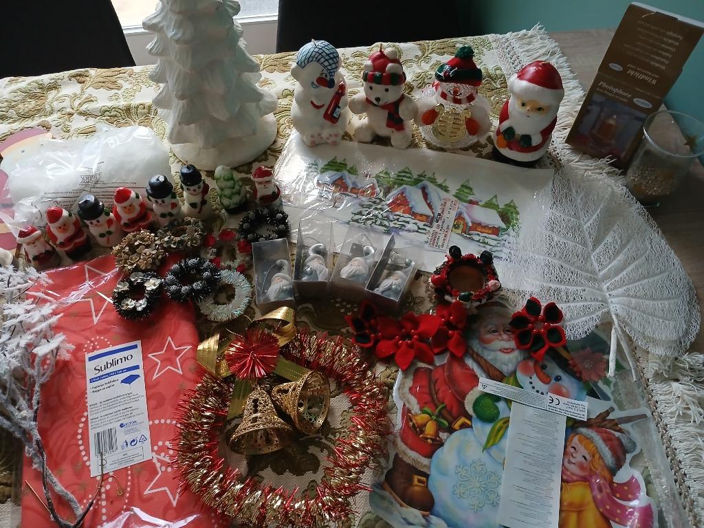 Set kerstgerief, Ophalen